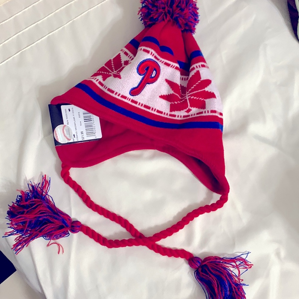 Phillies winter hat.